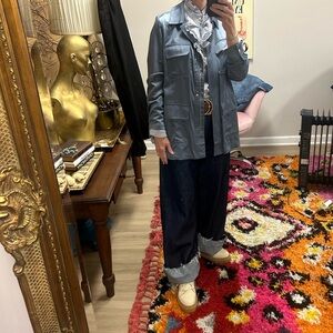 Beautiful blue satany  jacket